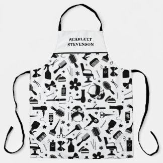 Moderner Friseursalon Stylist Schürze