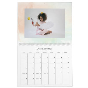 Moderner froher Weihnachten Poinsettia Urlaub Kalender