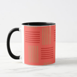 Moderner Frühling/Sommerwoche Mitte des Jahrhunder Tasse