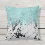 Moderner Funkelnd Aqua Weißer Marmor Glitzer Gradi Kissen<br><div class="desc">Dieses moderne und glamouröse Design vereint zwei beliebte Design-Trends: Glitzer und Marmor. Das Aqua Blue Imitat besticht durch seine farbenfrohe Farbnuancen aus Glitzer, die auf einem modernen, weißen und schwarzen Marmorboden angeordnet sind. Elegant, elegant und stilvoll! ***WICHTIGE HINWEIS FÜR DESIGN: Für individuelle Designanfragen, wie z.B. passende Produktanfragen, Farbänderungen, Platzierungsänderungen oder...</div>