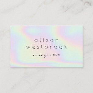 Moderner ganz eigenhändig geschrieber visitenkarte