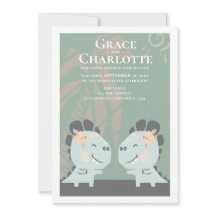 Moderner Gay Dinosaur zwei Brides Wedding