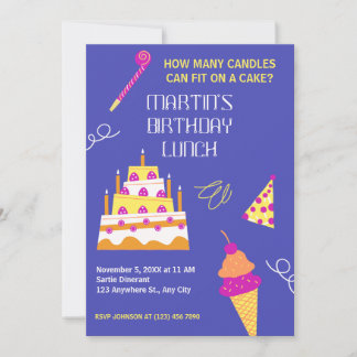 Moderner Geburtstagskuchen