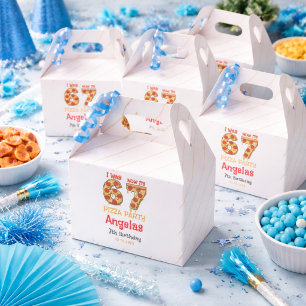 Moderner Geburtstagsparty für Slice Slice Boy Six Geschenkschachtel