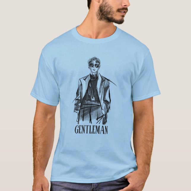 Moderner Gent T-Shirt (Vorderseite)