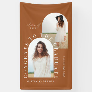 Moderner geometrischer Abschluss mit mehreren Foto Banner