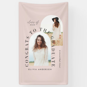 Moderner geometrischer Abschluss mit mehreren Foto Banner