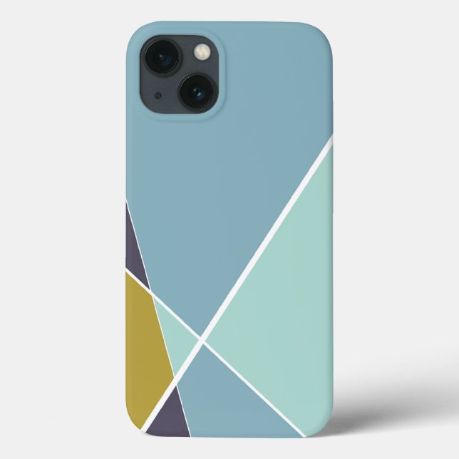 Moderner geometrischer Criss Case-Mate iPhone Hülle (Rückseite)