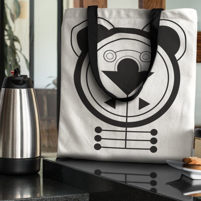 Moderner geometrischer Drache Zodiac (Tote your essentials with the fierce energy of the Dragon.)