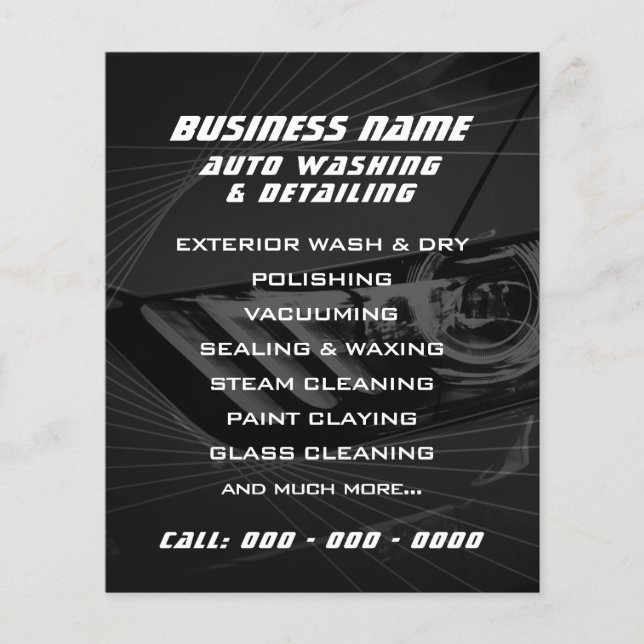 Moderner geometrischer Flyer (Vorne)