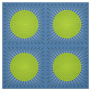 Moderner geometrischer Sonnendurchbruch - Limon Stoff