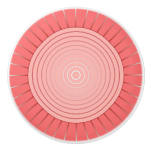 Moderner geometrischer Sonnendurchbruch - tiefes Keramikknauf