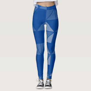 Moderner geometrischer Stil für braunes Design Leggings
