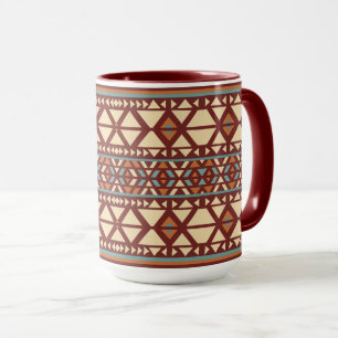 Moderner geometrischer Südweststil Tasse