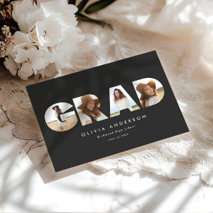 Moderner geometrischer typografischer Foto Bogen A