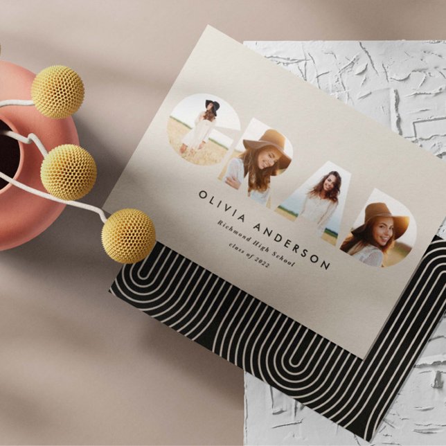 Moderner geometrischer typografischer Foto Bogen A (Von Creator hochgeladen)