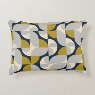 Moderner geometrischer Vintager Retro-Hintergrund Dekokissen