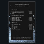 Moderner Glitzer Drop Eisblau Schwarz Flyer<br><div class="desc">Moderner Glitzer Stil in Eisblau und Schwarz. Es gibt keine echte Folie/Glitzer. Es ist in Fotodruck. Editiere in Minuten. Über " weiteres personalisieren" kannst Du die Schriftwein,  Farbe und Position individuell verändern.</div>