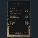 Moderner Glitzer Drop Gold Schwarz Flyer<br><div class="desc">Moderner Glitzer Stil in Gold und Schwarz. Es gibt keine echte Folie/Glitzer. Es ist in Fotodruck. Editiere in Minuten. Über " weiteres personalisieren" kannst Du die Schriftwein, Farbe und Position individuell verändern.</div>