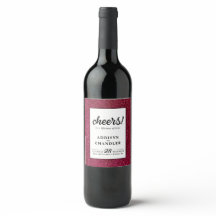 Moderner Glitzer für Hochzeiten in Rot und Weiß