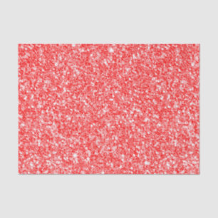 Moderner Glitzer in Rot und Weiß Seidenpapier