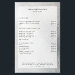 Moderner Glitzer Salon Preisliste Flyer<br><div class="desc">Moderner Glitzer,  Salon,  Flyer der Preisliste. Bearbeiten Sie Ihr Produkt in wenigen Minuten,  indem Sie Ihre Daten hinzufügen. Sie können den Schriftart/die Farbe/Position durch "weitere Personalisierung" ändern.</div>