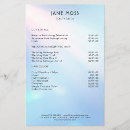 Moderner Glow Salon Flyer