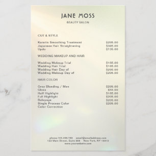 Moderner Glühsalon   Flyer