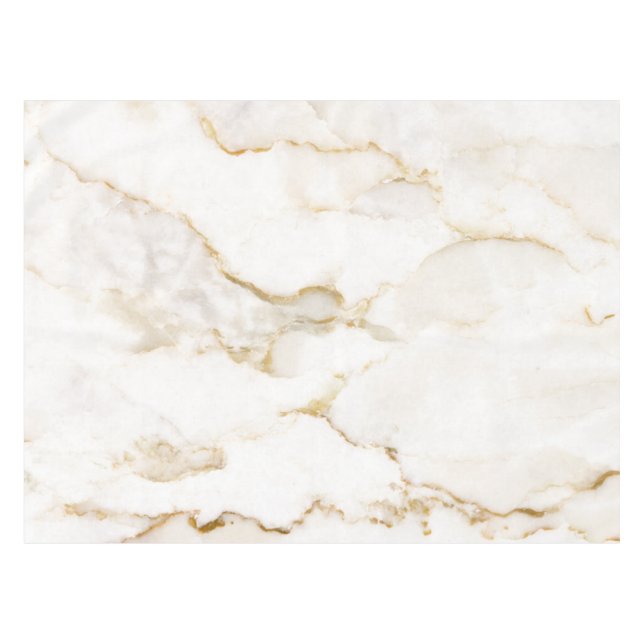 Moderner Gold-Effekt-Marmor-Muster Tischdecke (Vorderseite (Horizontal))