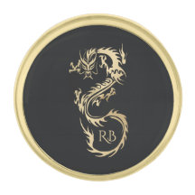 Moderner Golddrache