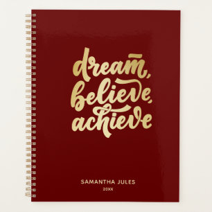 Moderner Goldtraum soll Motivierend erreichen P Planer