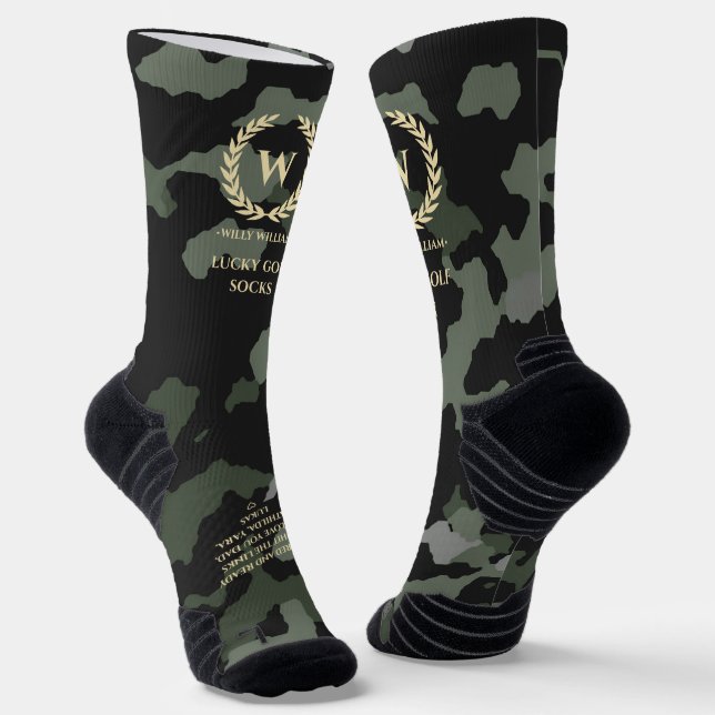 MODERNER GOLF-MONOGRAMM-GOLF SOCKEN (Gewinkelt)