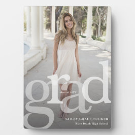 Moderner GRAD Overlay Class Jahr Foto Abschluss Fotoplatte