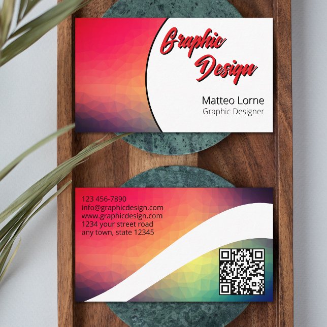 Moderner Grafikdesigner Visitenkarte (Von Creator hochgeladen)