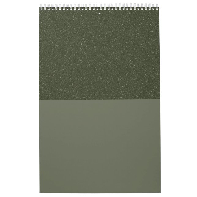 Moderner Green Two-Tone-Kalender - individuell anp Kalender (Titelbild)