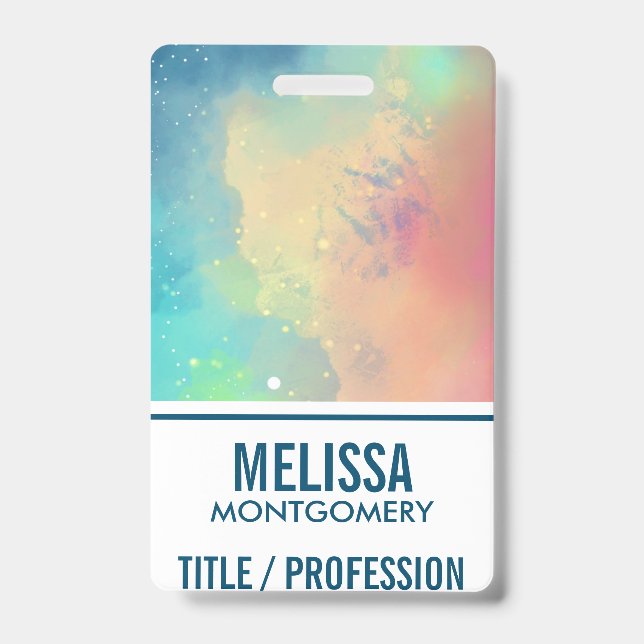 Moderner Grün- und Rothalsnebel Ausweis (Front)