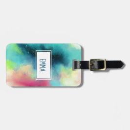 Moderner Grün- und Rothalsnebel Gepäckanhänger