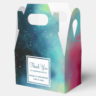 Moderner Grün- und Rothalsnebel Geschenkschachtel