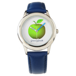 Moderner Grüner Apple Armbanduhr