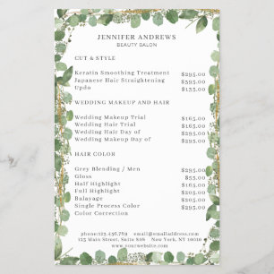 Moderner, grüner Flyer