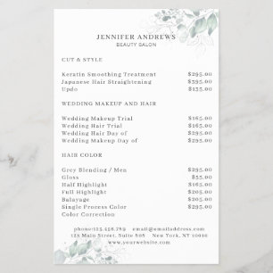 Moderner, grüner Flyer