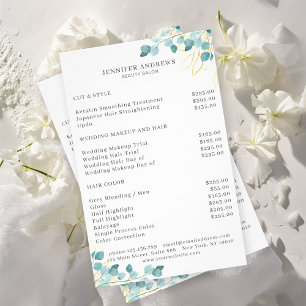 Moderner, grüner Flyer