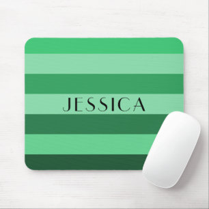 Moderner grüner Mustername Mousepad