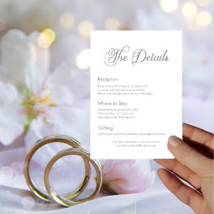 Moderner Grüner Text mit einfachen, weißen Details Einladung