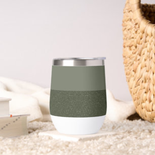 Moderner grüner Zwei-Tonen-Tumbler - individuell a