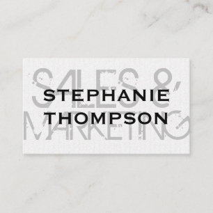 Moderner Grunge Schriftart mit Wavy-Muster Visitenkarte