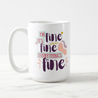 Moderner handgeschriebener "schöner" Kaffeecup Kaffeetasse