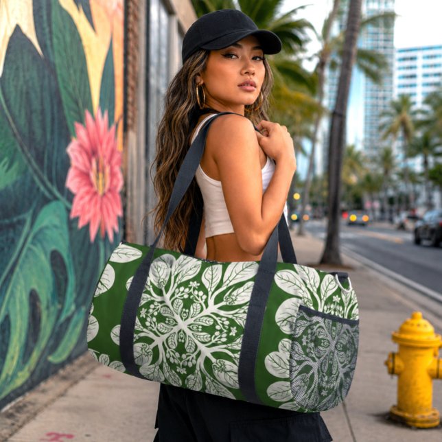 Moderner hawaiianischer Druck Duffle Bag (Von Creator hochgeladen)