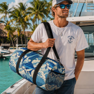 Moderner hawaiianischer Druck Duffle Bag