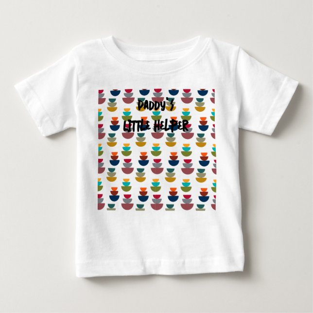 Moderner heller Minimalismus der Mitte des Jahrhun Baby T-shirt (Vorderseite)